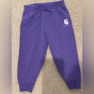 Carhartt Kids Purple Sweatpants 2T